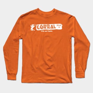 Corral Drive In July 1954 Long Sleeve T-Shirt